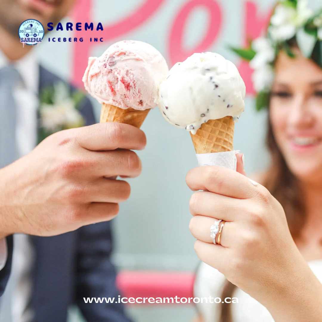 Wedding Ice Cream Truck Service with Sarema Iceberg Inc