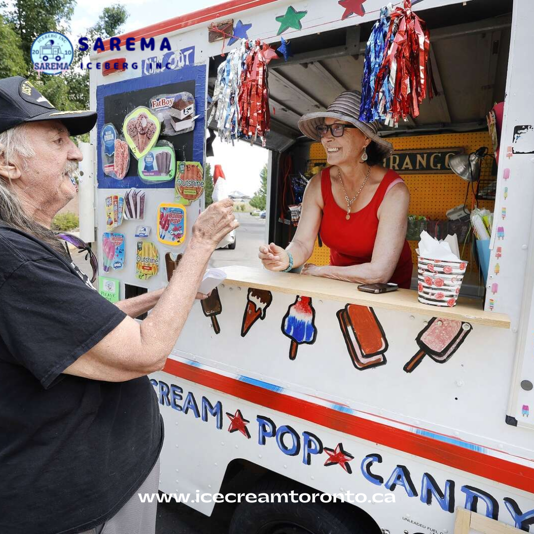 Neighborhood Ice Cream Truck Fun with Sarema Iceberg Inc