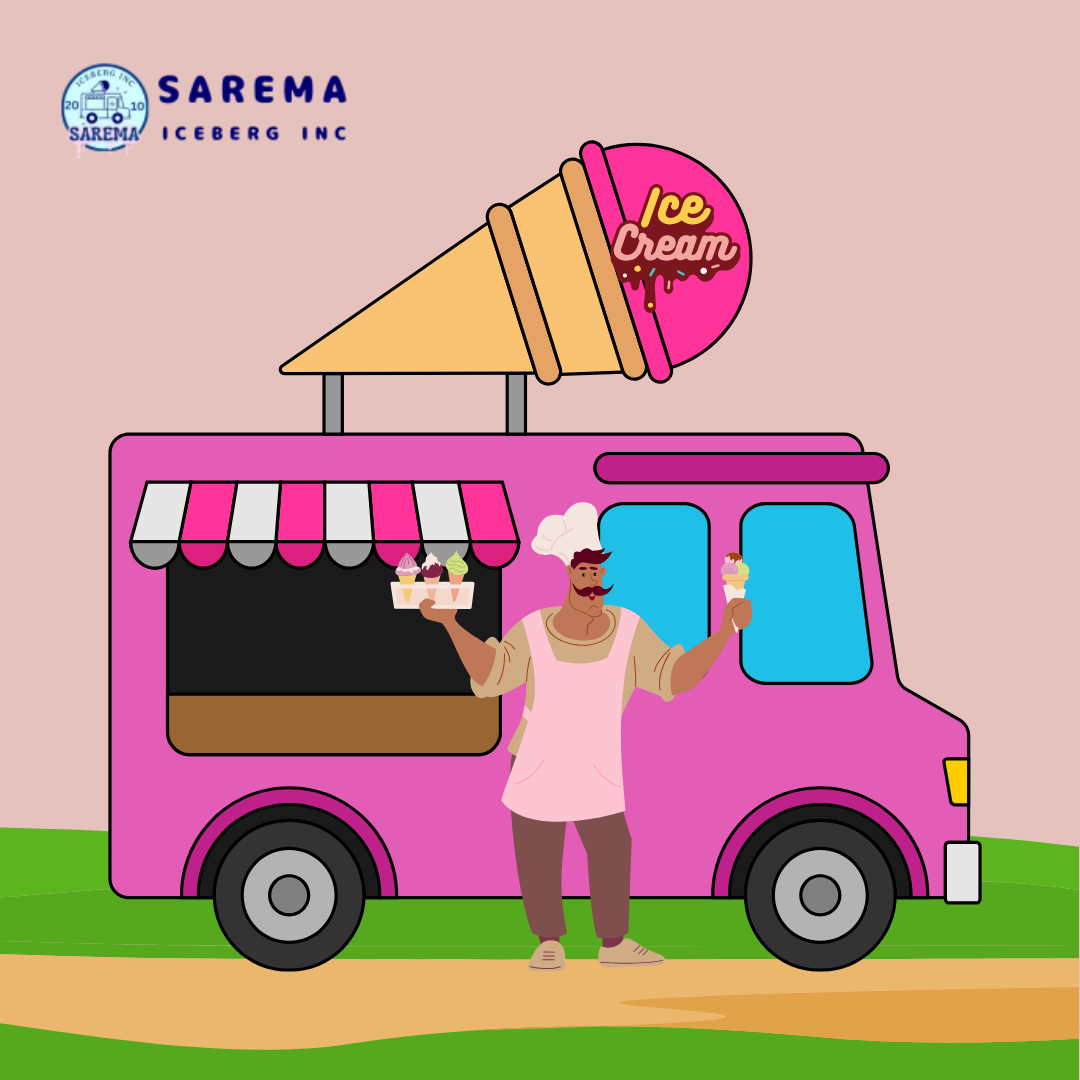 ice cream truck for a private birthday party